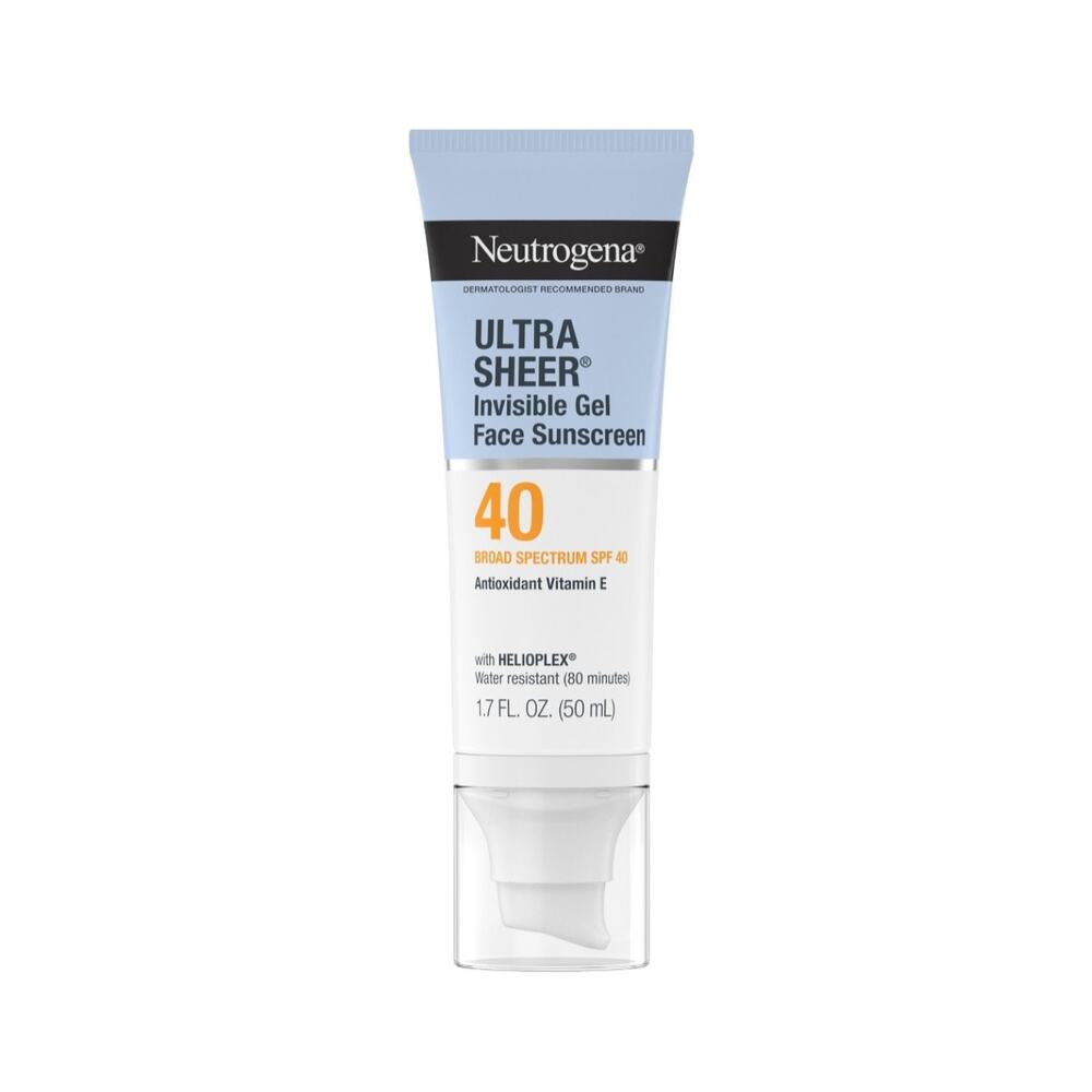 Neutrogena Ultra Sheer Invisible Gel SPF 40 Face Sunscreen, 1.7 fl. oz